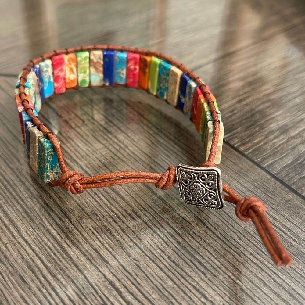 Natural Stone Western Bracelet